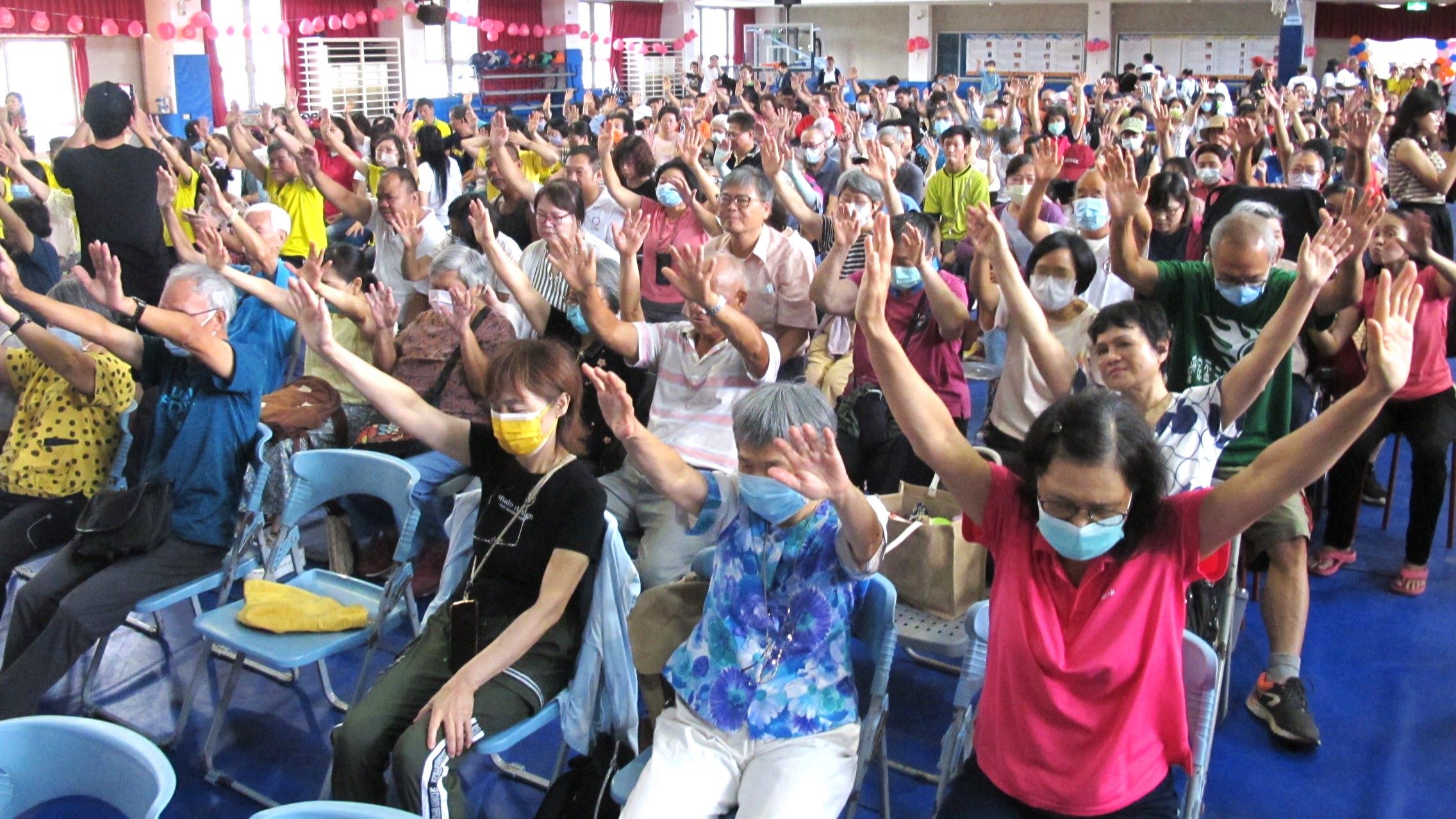 農曆七月客家佈道會 平安月祈福500人祝福苗栗